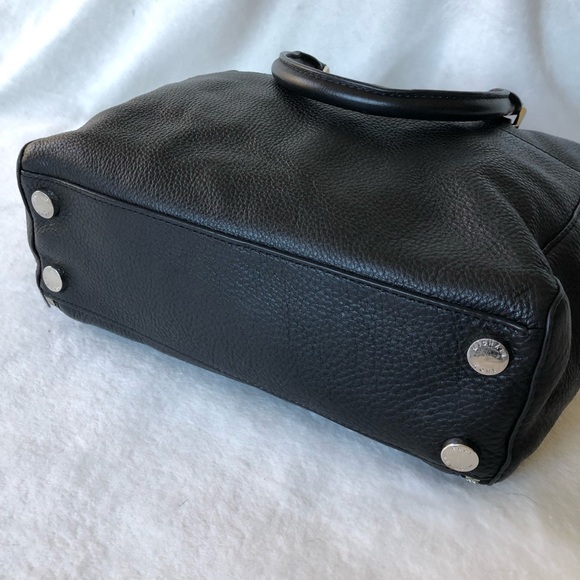 Michael Kors Black Pebble Leather Handbag - Picture 6 of 8